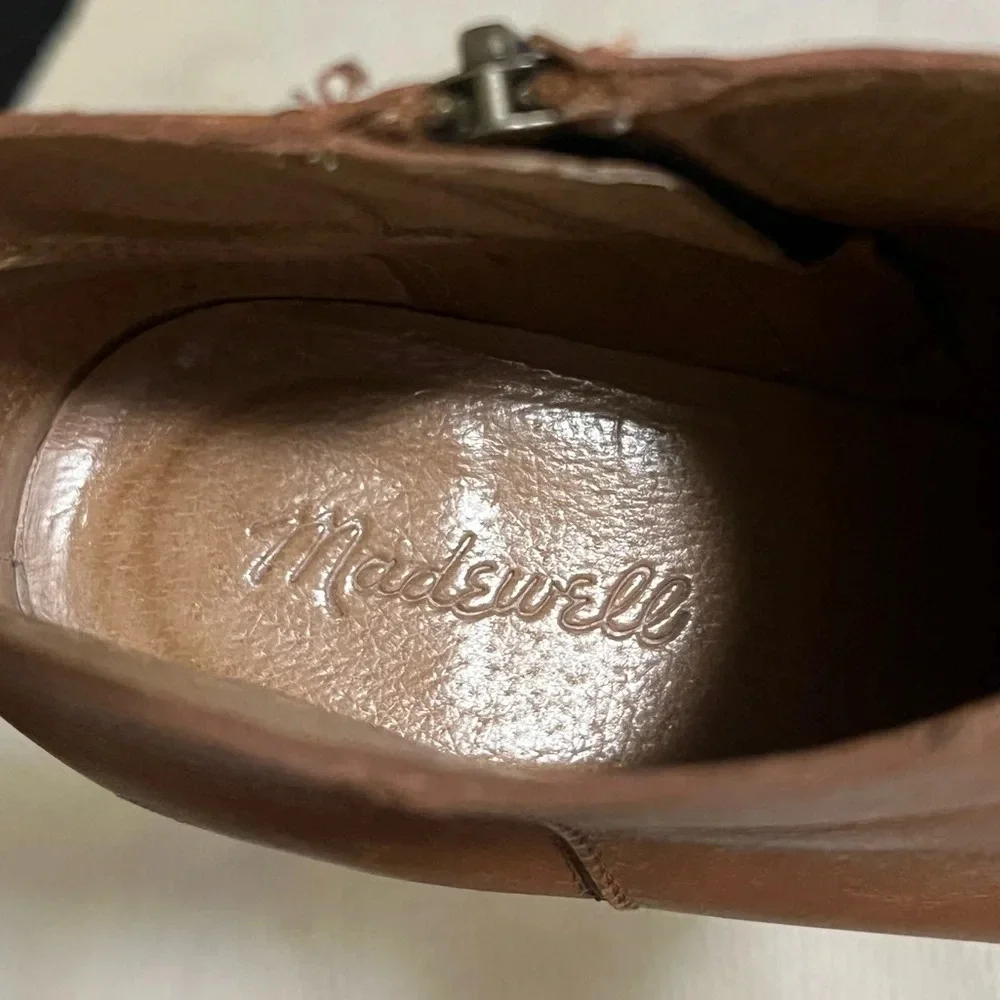 🖤Madewell Brenner Boot Leather Heeled Boots🖤 - Picture 9 of 11